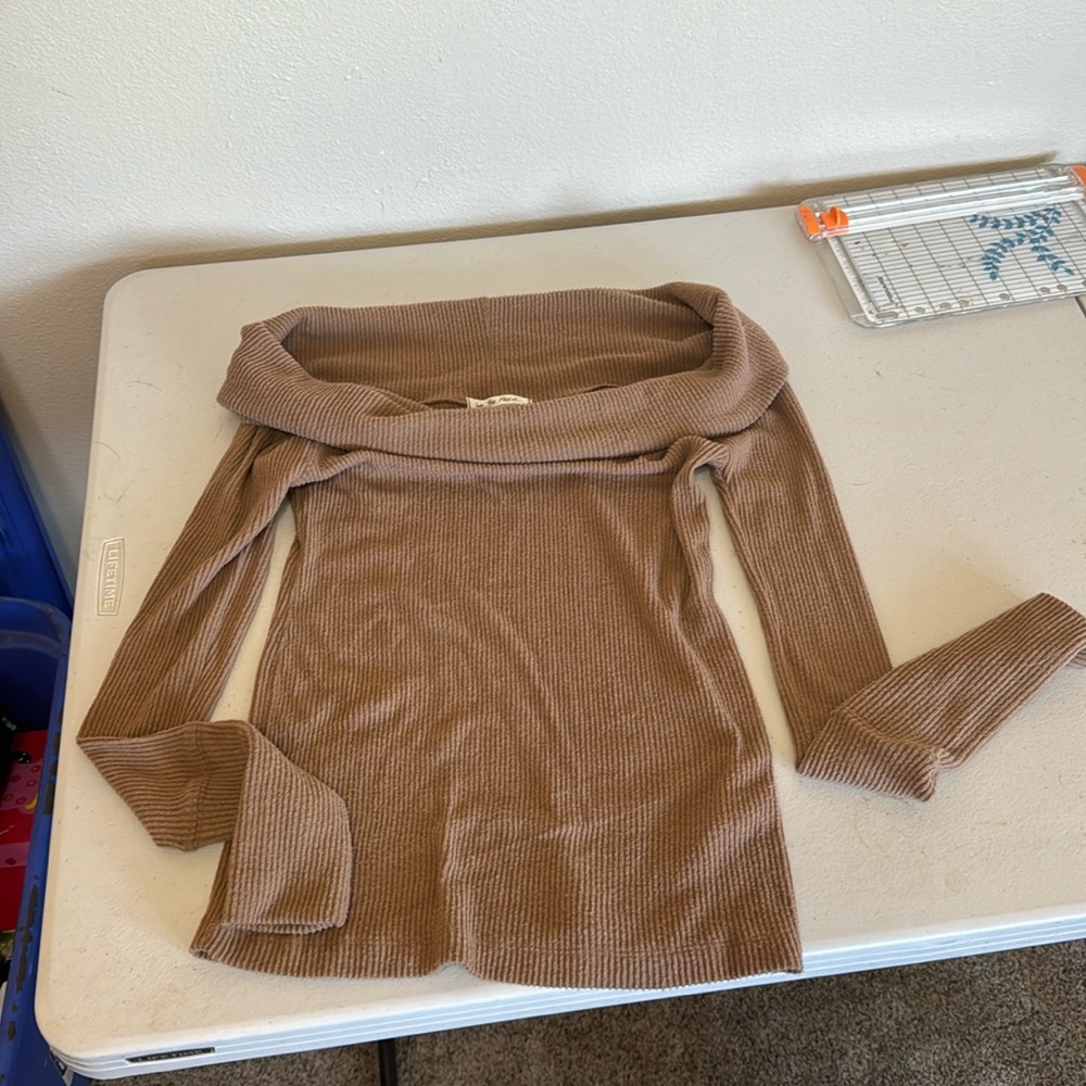 Free people off sholder sweater